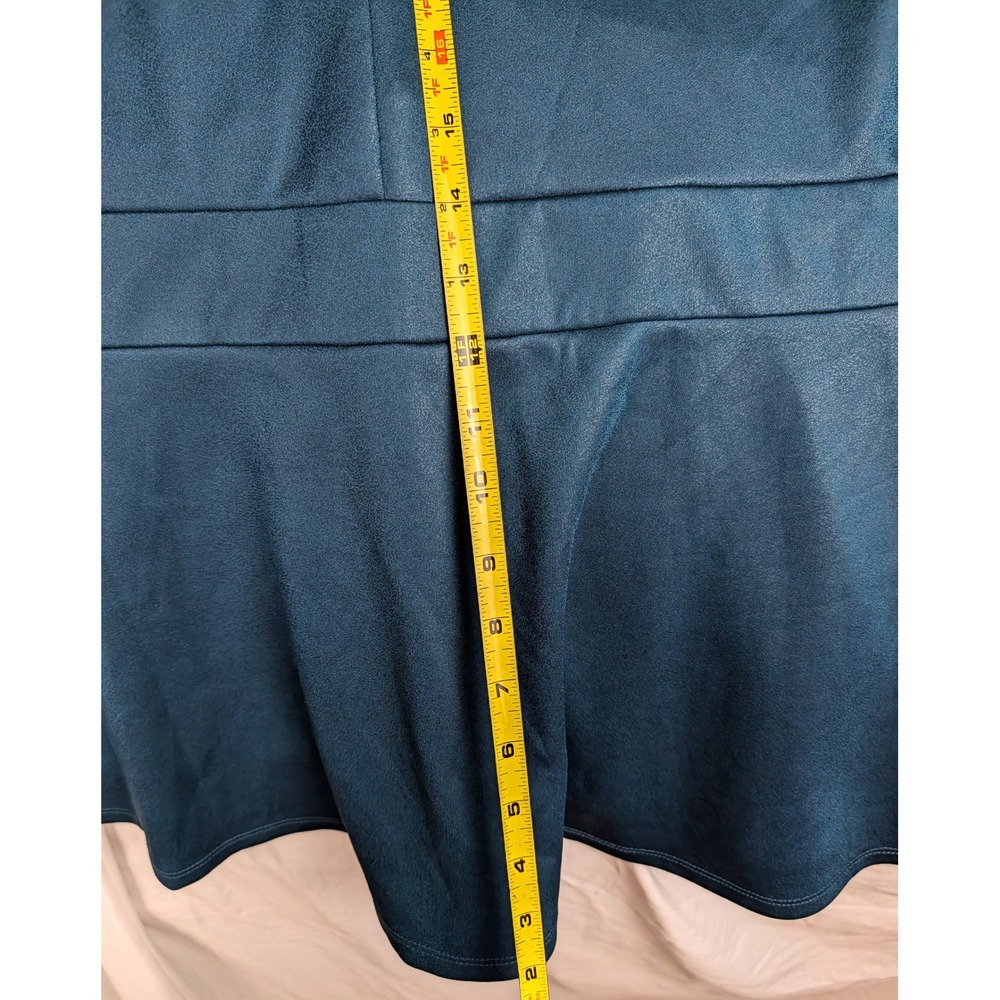 Lane Bryant Womens Plus 18/20 Cobalt Blue V-Neck Empire Waist Top 2742 - Picture 10 of 11